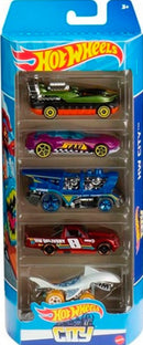 HOT WHEELS HLY67 HW CITY 5 PACK DIECAST CARS