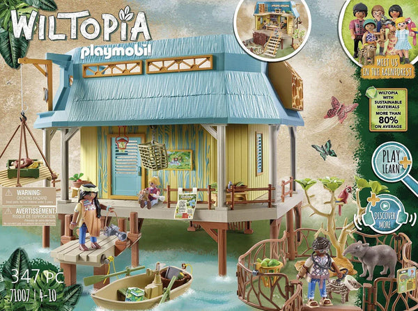 PLAYMOBIL 71007  WILTOPIA ANIMAL CLINIC 347PC PLAYSET