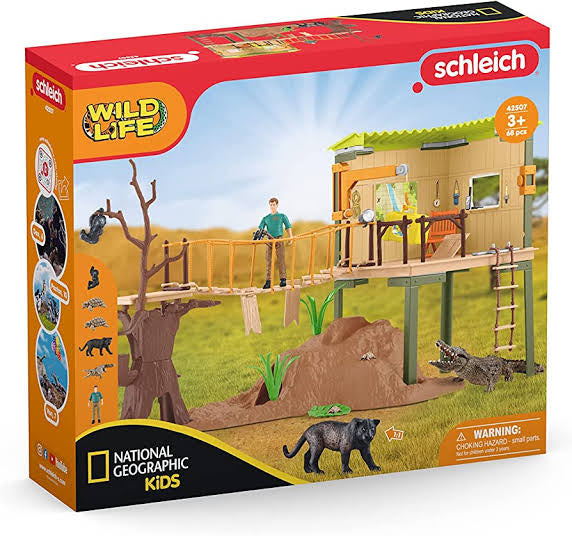 SCHLEICH 42507 WILD LIFE RANGER ADVENTURE STATION