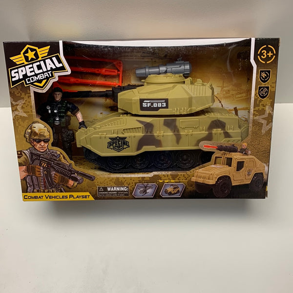 SPECIAL COMBAT VEHICLE  PLAY SET INCLUDES TANK