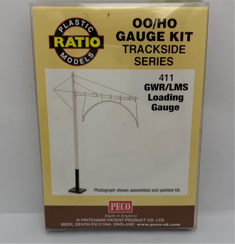 PECO 411  GWR/LMS LOADING GAUGE OO/HO GAUGE TRACKSIDE SERIES KIT