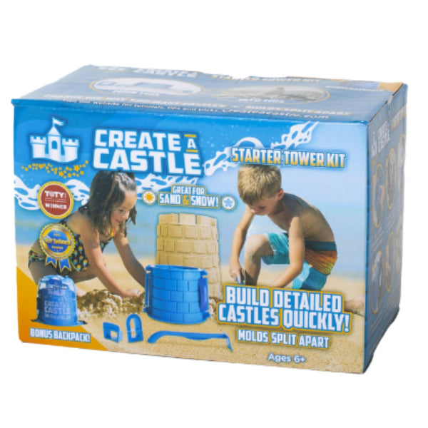 CREATE A CASTLE STARTER TOWER KIT BUILD DERAILED CASTLES QUICKLY INCLUDES BONUS BACKPACK