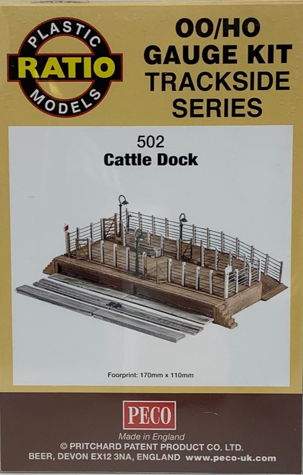 PECO RATIO 502 CATTLE DOCK OO/HO GAUGE TRACKSIDE SERIES