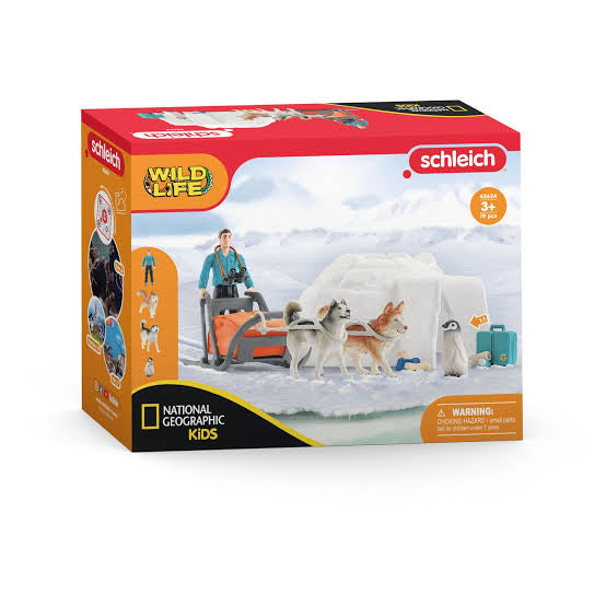 SCHLEICH 42624 WILDLIFE NATIONAL GEOGRAPHIC KIDS ANTARCTIC EXPEDITION