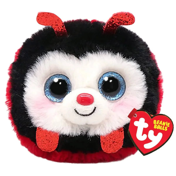 TY BEANIE  BALLS IZZY LADYBUG BALL