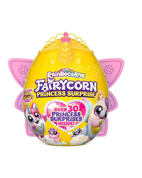 ZURU RAINBOCORNS FAIRYCORN PRINCESS SUPRISE  WITH OVER 35 PRINCESS SUPRISES INSIDE