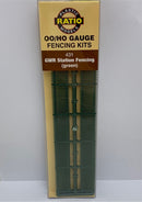 PECO 431 GWR STATION FENCING IN GREEN OO/HO GAUGE FENCING KITS