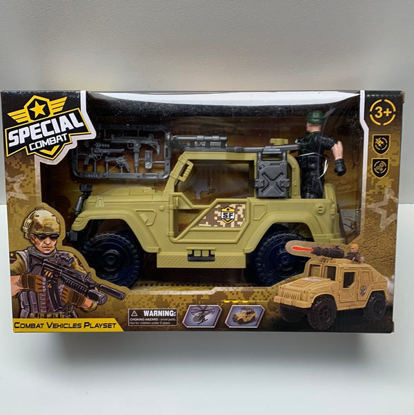 SPECIAL COMBAT VEHICLE  PLAY SET INCLUDES APV