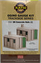 PECO 518 SR CONCRETE HUTS (2) OO/HO GAUGE TRACKSIDE SERIES