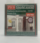 PECO MODEL SCENE 5048 PLATFORM ACCESSORIES STEAM ERA  OO/HO GAUGE