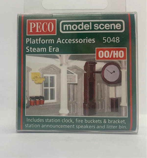 PECO MODEL SCENE 5048 PLATFORM ACCESSORIES STEAM ERA  OO/HO GAUGE