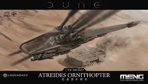 MENG DS-007 DUNE ATREIDES ORNITHOPTER 1/72 SCALE PLASTIC MODEL KIT