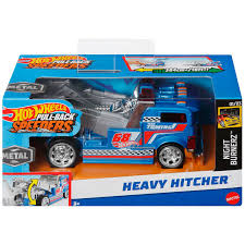 HOTWHEELS PULL BACK SPEEDERS HPR80 NIGHT BURNERZ - HEAVY HITCHER 01/03