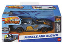 HOTWHEELS PULL BACK SPEEDERS HPR75 HW DREAM GARAGE - MUSCLE AND BLOWN 02/04