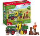 SCHLEICH 42659 FARM WORLD WORKING IN THE FOREST 49PC