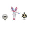 POKEMON BATTLE FIGURE SET - WOOLOO SYLVEON AND DUSKULL