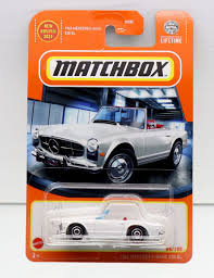 MATCHBOX 1963 MERCEDES-BENZ 230 SL 86/100 METAL DIECAST CAR LONGCARD