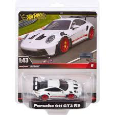 HOT WHEELS PREMIUM PORSCHE 911 GT3 RS 1:43 SCALE DIECAST CAR