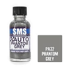 SMS PA32 AUTO PHANTOM GREY ACRYLIC LACQUER PAINT 30ML