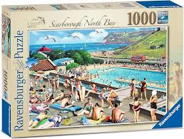 RAVENSBURGER 175482 LEISURE DAYS NO.8 SCARBOROUGH NORTH BAY 1000PC JIGSAW PUZZLE