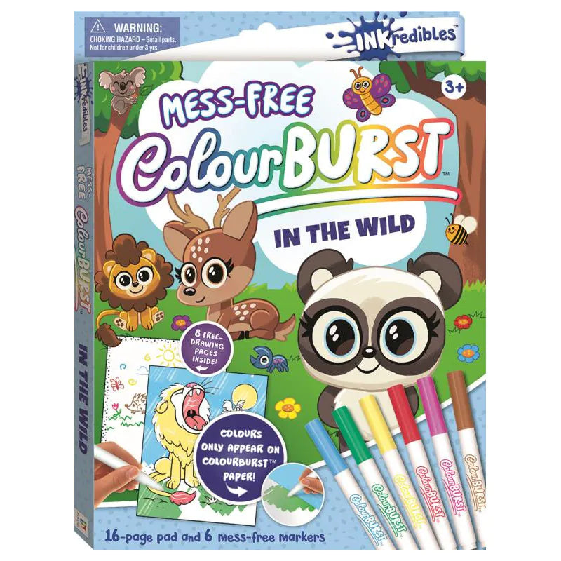 INKREDIBLES MESS FREE COLOUR BURST COLOURING KIT IN THE WILD