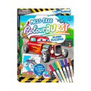 INKREDIBLES MESS FREE COLOUR BURST COLOURING KIT SUPER RACERS