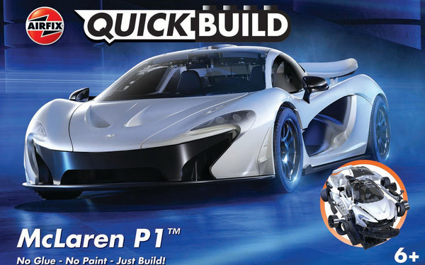 AIRFIX J6028 MCLAREN P1 WHITE QUICKBUILD PLASTIC MODEL KIT