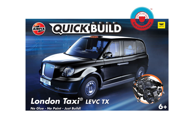 AIRFIX J6051 QUICK BUILD LONDON TAXI LEVC TX PLASTIC MODEL KIT