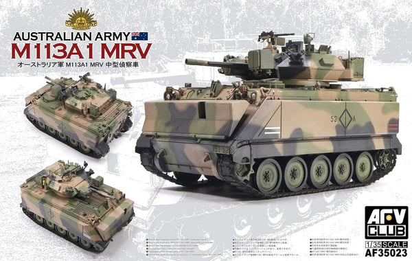 AFV CLUB 35313 AUSTRALIAN ARMY M113A1 LRV LIGHT RECONNAISANCE VEHICLE 1/35 SCALE PLASTIC MODEL KIT