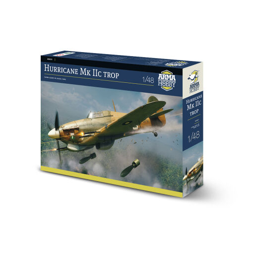 ARMA HOBBY 40005 HAWKER HURRICANE MK.IIC  TROP 1/48 SCALE PLASTIC MODEL KIT FIGHTER AIRCRAFT