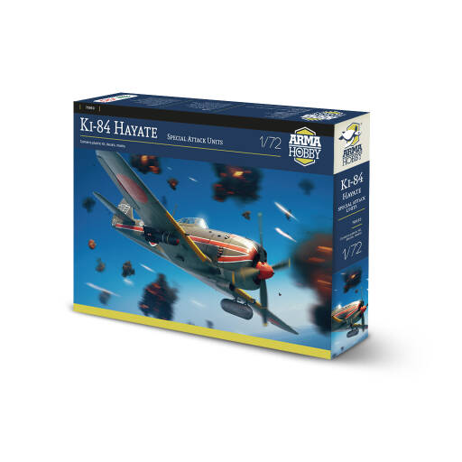 ARMA HOBBY AH70053 HAYATE KI-84 SPECIAL ATTACK UNITS 1/72 SCALE FIGTER PLASTIC MODEL PLANE KIT