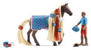 SCHLEICH 42586 HORSE CLUB LEO AND RUSTY STARTER PACK