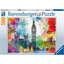 RAVENSBURGER 169863 LONDON POSTCARD 500PC JIGSAW PUZZLE