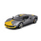 BBURAGO 16017 RACE AND PLAY 296 GTB ASSETTO FIORANO SILVER 1/18 SCALE METAL DIECAST COLLECTABLE