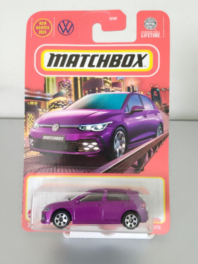 MATCHBOX 2021 VOLKSWAGEN GOLF GTE 25/100 METAL DIECAST CAR LONGCARD