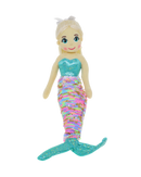 COTTON CANDY 45CM ALICE TEAL AND RAINBOW MERMAID