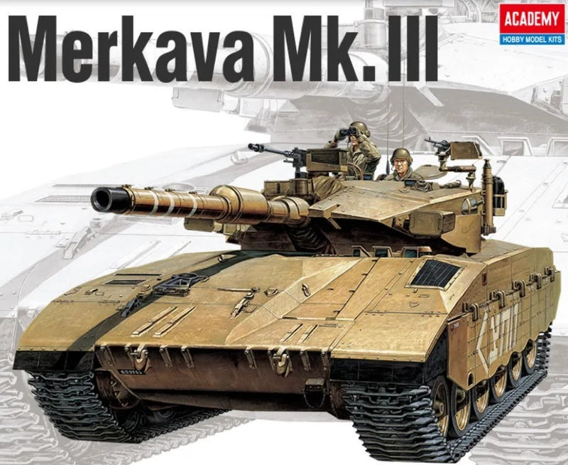 ACADEMY 13429 MERKAVA MK.III 1/72 SCALE PLASTIC MODEL KIT BATTLE TANK