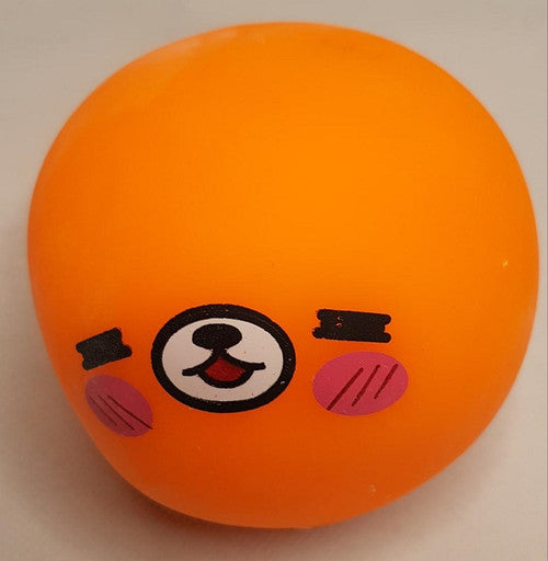 MOULDABLE SUPER CLAY ANIMALS STRESS BALL 100MM IN ORANGE