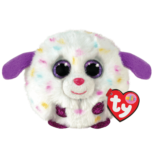 TY BEANIE BALLS MUNCHKIN WHITE DOG BALL