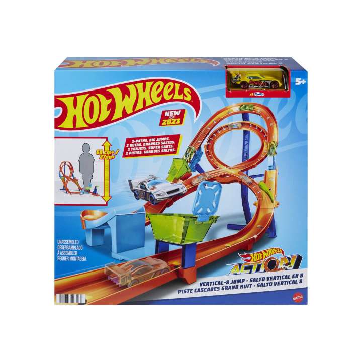 HOTWHEELS STUNT VERTICAL 8 SET