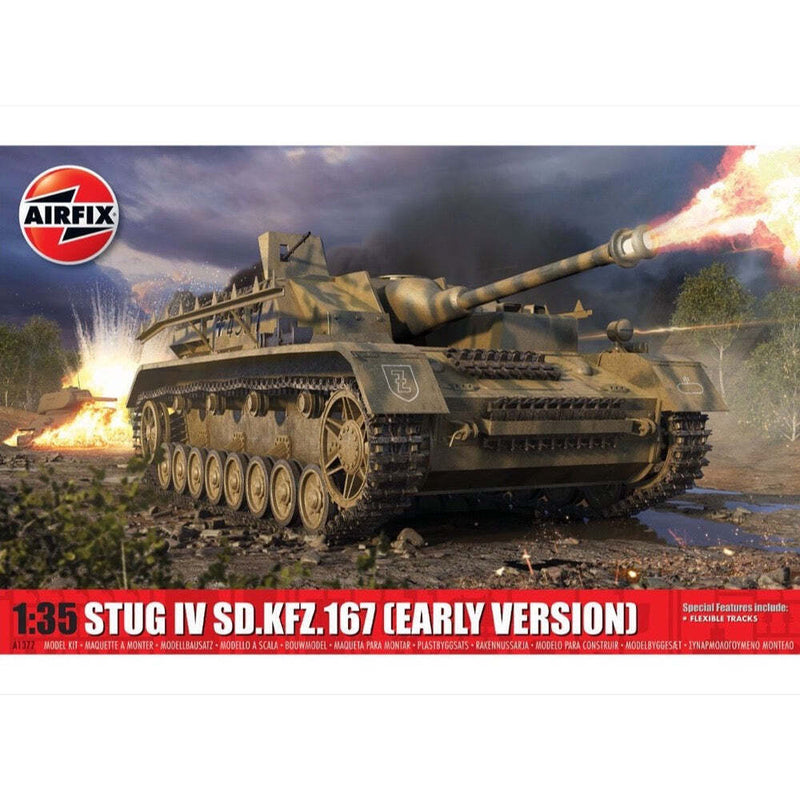 AIRFIX A1377 STUG IV SD.KFZ.167 1944 GERMAN TANK 1/35 SCALE MODEL KIT