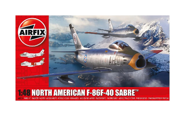 AIRFIX 08110 NORTH AMERICAN F-86F-40 SABRE PLASTIC MODEL KIT