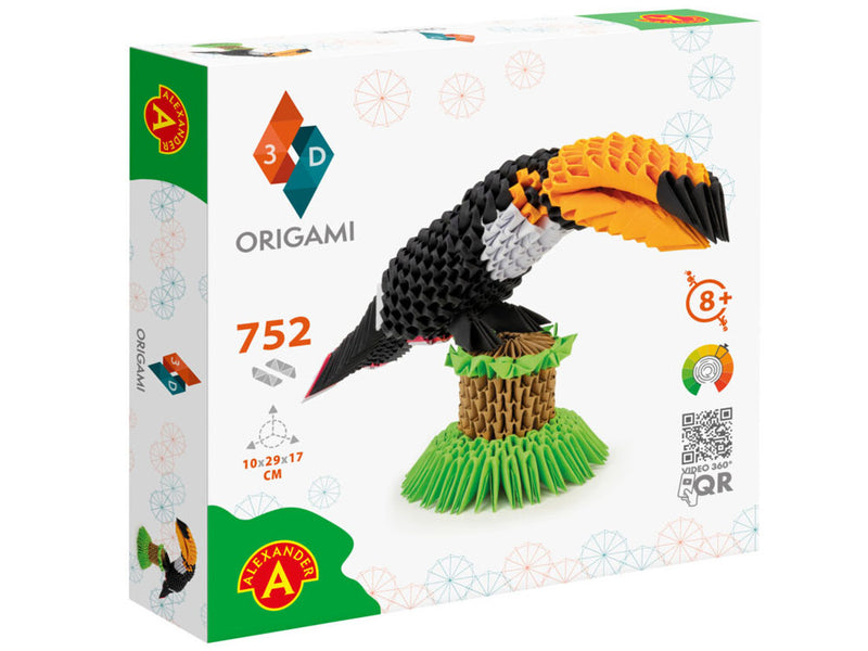 ALEXANDER TOYS 2558 3D ORIGAMI TOUCAN 752 PC