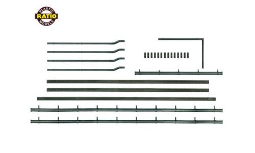 PECO 538 RATIO GUTTER AND DOWNPIPES OO/HO SCALE ACCESSORIES