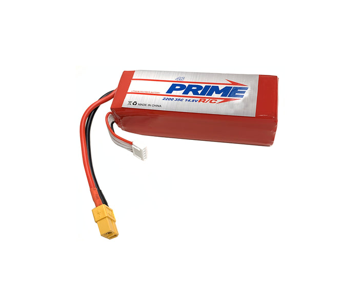 PRIME RC 2200MAH 4S 14.8V 120C LIPO BATTERY WITH XT60 PLUG