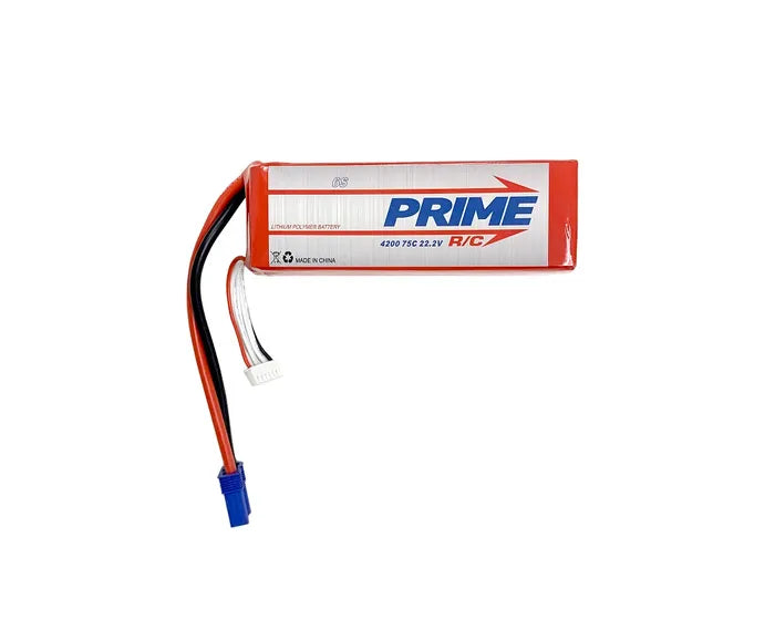 PRIME RC 4200MAH 75C 22.2V LIPO BATTERY WITH EC5 PLUG