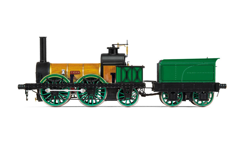 HORNBY R30348 LIVERPOOL AND MANCHESTER RAILWAY NO. 58 TIGER  ERA 1 OO GUAGE TRAIN