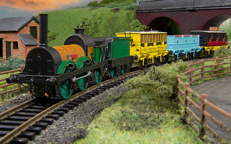 HORNBY R30348 LIVERPOOL AND MANCHESTER RAILWAY NO. 58 TIGER  ERA 1 OO GUAGE TRAIN