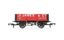 HORNBY R60103 PLANK WAGON TRIPLE PACK ERA 3 B.W & CO J.JAMES & CO AND NEWSTEAD COLLIERY OO GUAGE TRAIN ROLLING STOCK