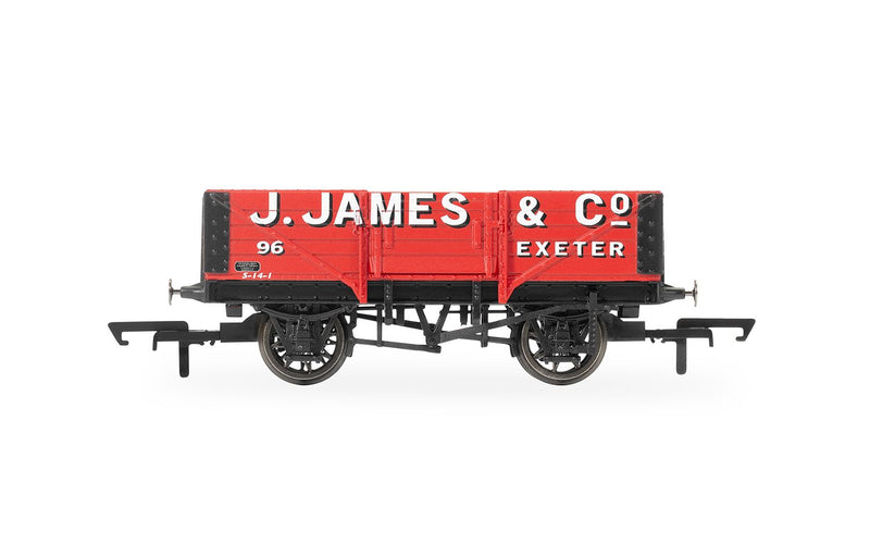 HORNBY R60103 PLANK WAGON TRIPLE PACK ERA 3 B.W & CO J.JAMES & CO AND NEWSTEAD COLLIERY OO GUAGE TRAIN ROLLING STOCK